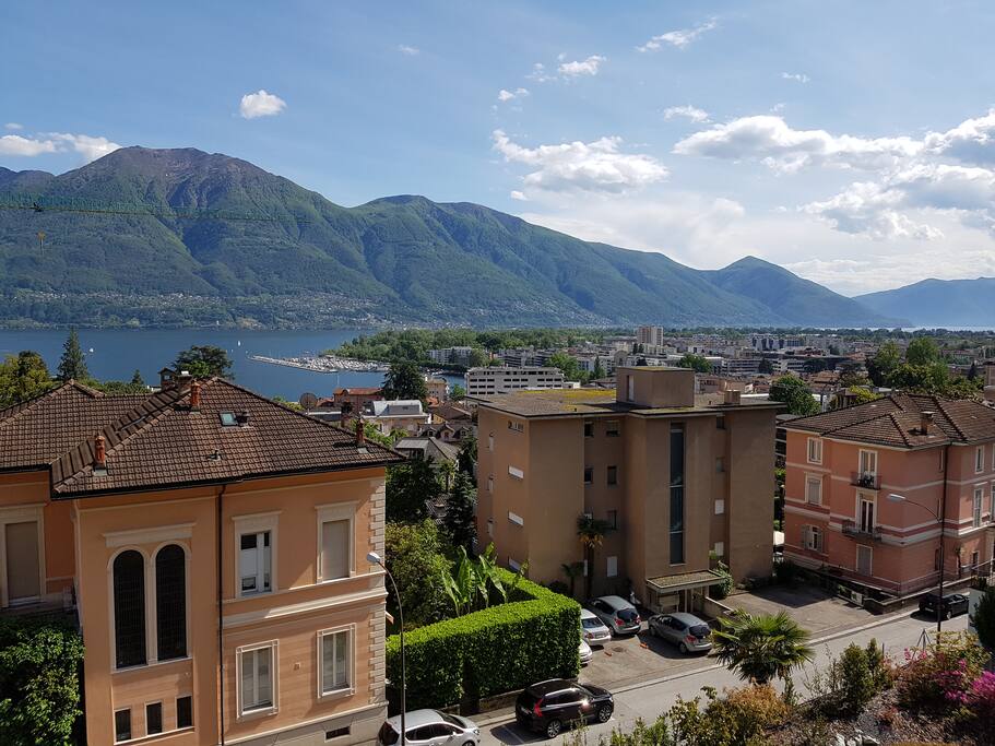 Aussicht von Balkon
