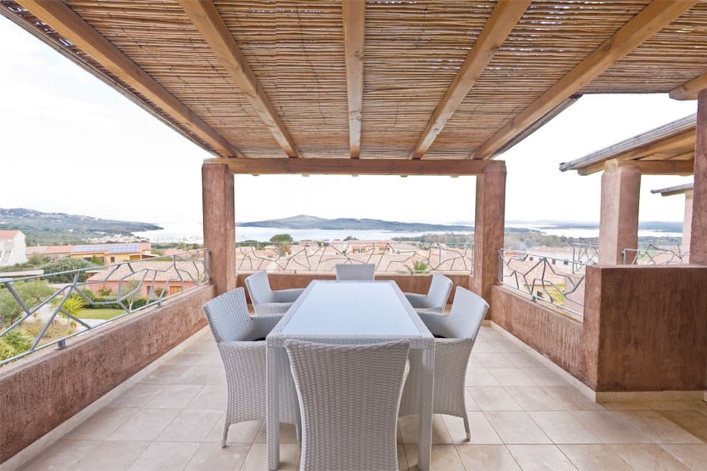 Terrazza con vista mare panoramica