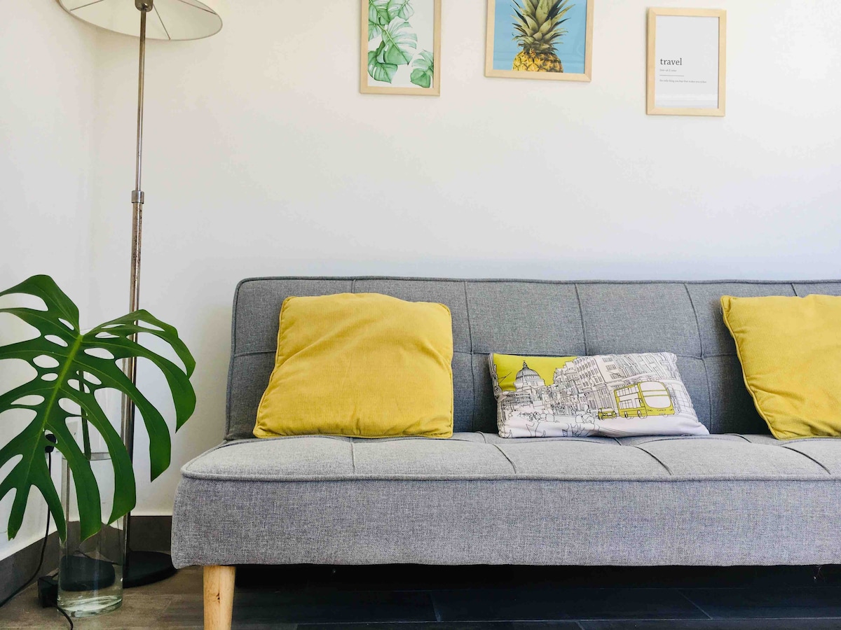 Apartamento de 1 quarto em Palermo com varanda