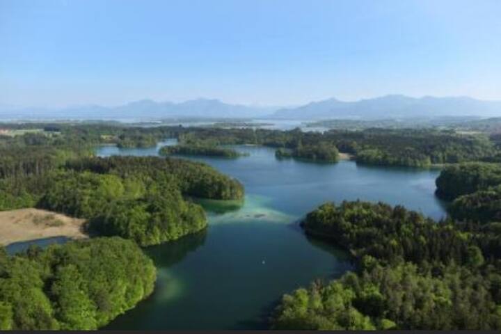 Einmalige Lage an Hemhof Eggstätter Seenplatte