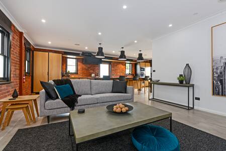 Designer Living within Historic Art Deco Building