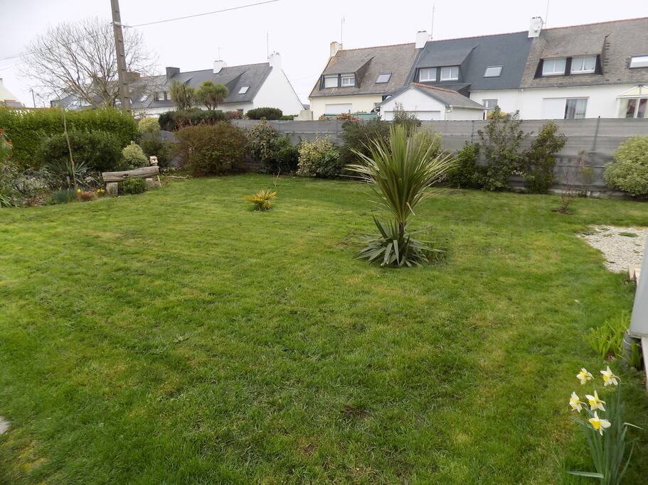 Jardin de 500 m2 entièrement clos