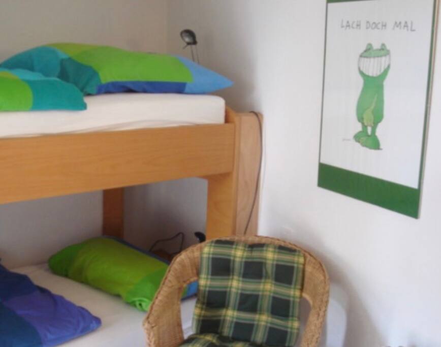 Kinderzimmer mit Etagenbett