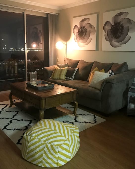 Living area with TV & Internet