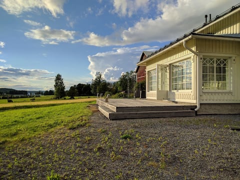 House and Sauna cabin by the lake with panoramic views