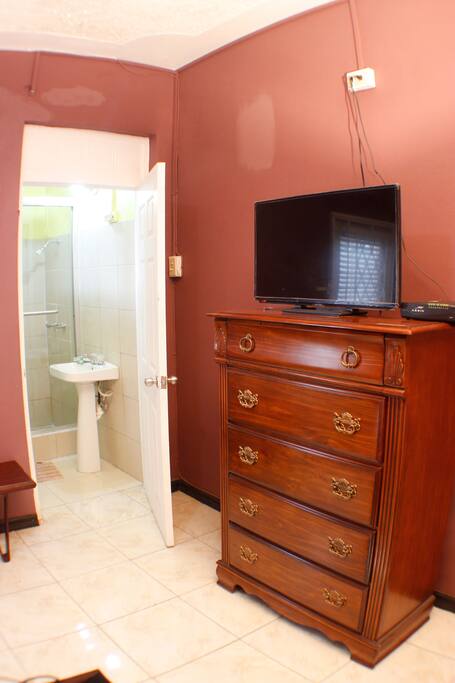 Chill out at Crescent Court with some cable television!
