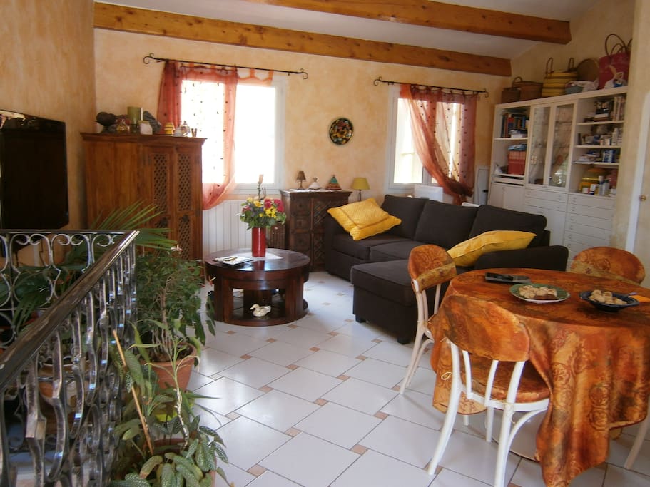 La pièce principale Salon-Salle à manger