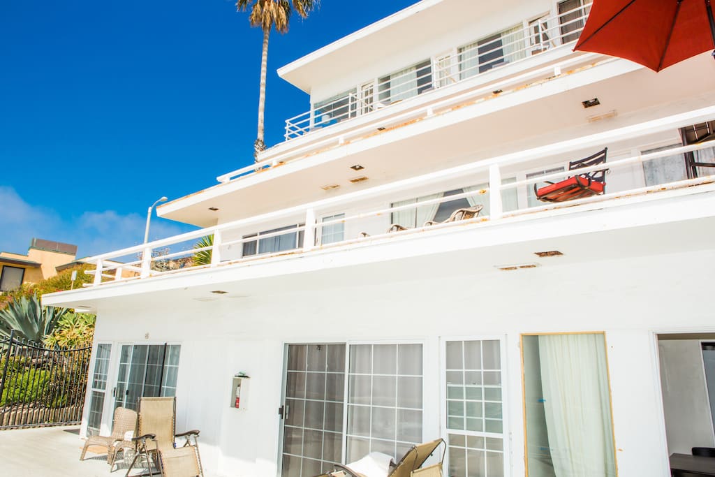 Steps off the sandy shore, this oceanfront paradise is a must stay in California