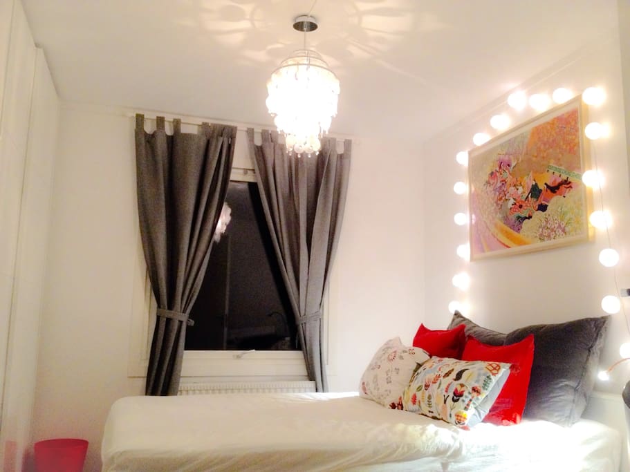 The romantic room in the evening