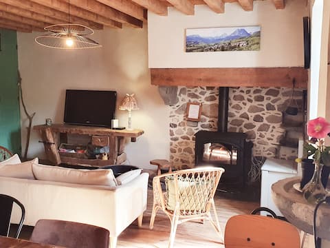 Village house in the middle of the Pyrenees