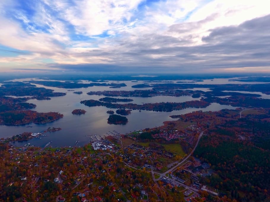 Autumn view of our archipelago - taken from Resarö island