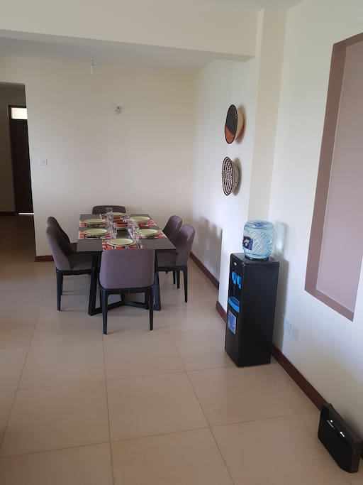 Spacious dining area.
