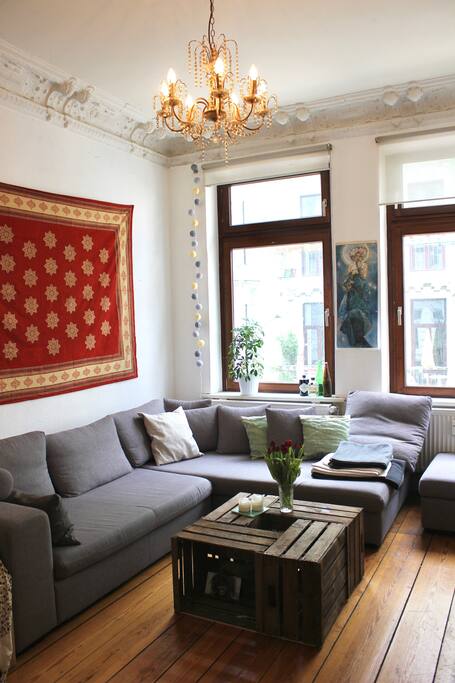 Wohnzimmer - mit Schlafcouch