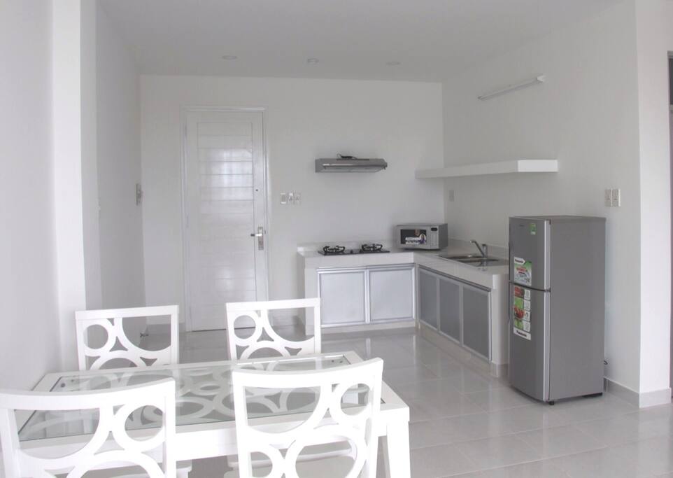 Roomy kitchen