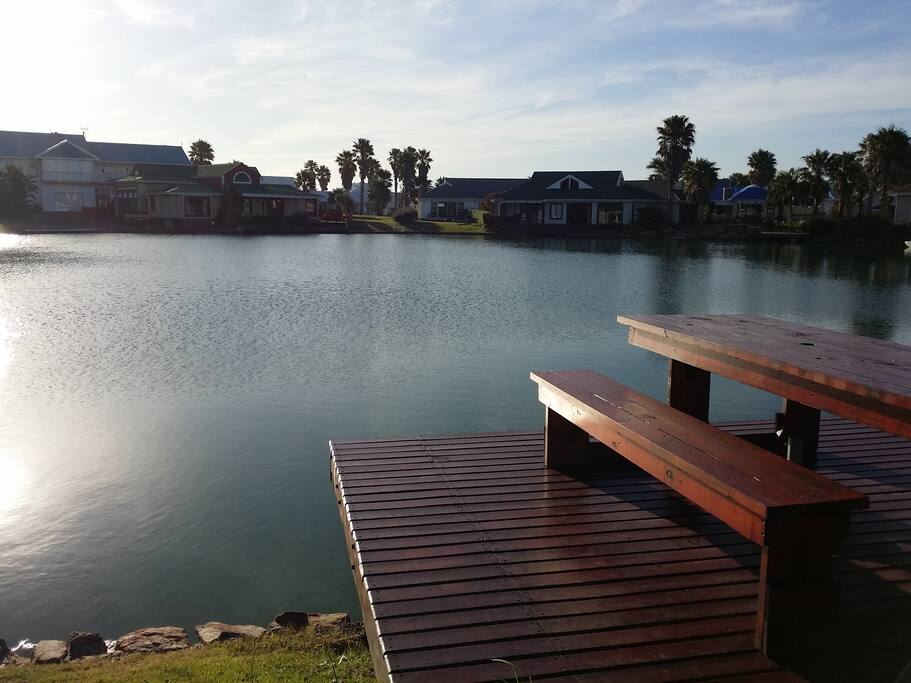 Relax next to the water