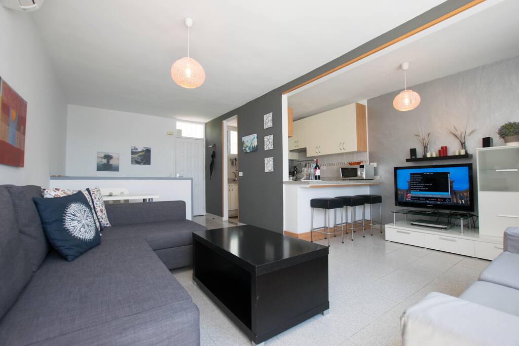 "The apartment was wonderful , had everything that we needed , very clean with a big terrace and a beautiful ocean view. The pool is filled with sea water and that it is a big plus and as well is cleaned every week ! We have loved our stay and we highly recommended it to everybody ! Thank you very much for the hospitality !"