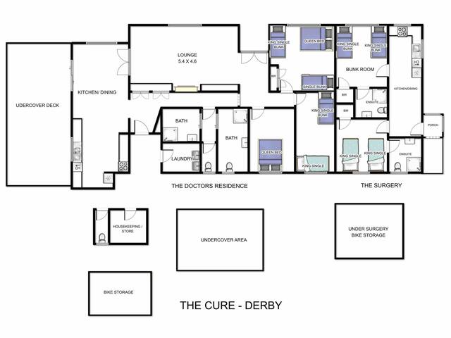 The Cure at Derby- entire front house- sleeps 18 gallery image 3