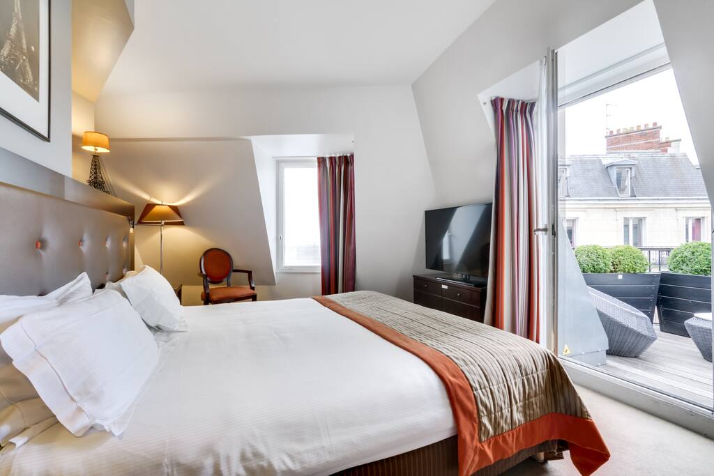 Chambre Deluxe Eiffel Terrasse