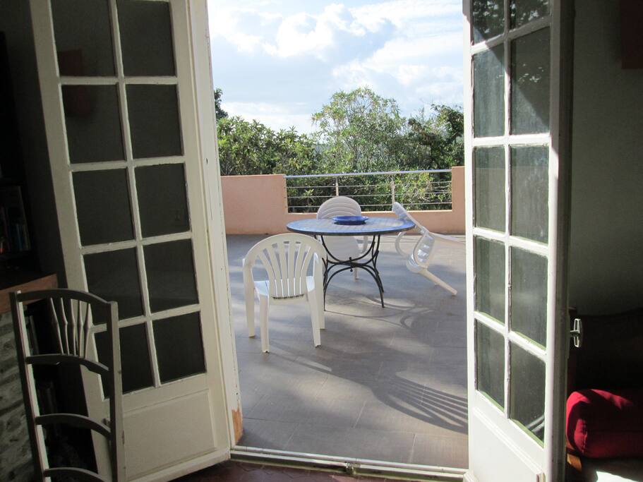 ouverture sur terrasse