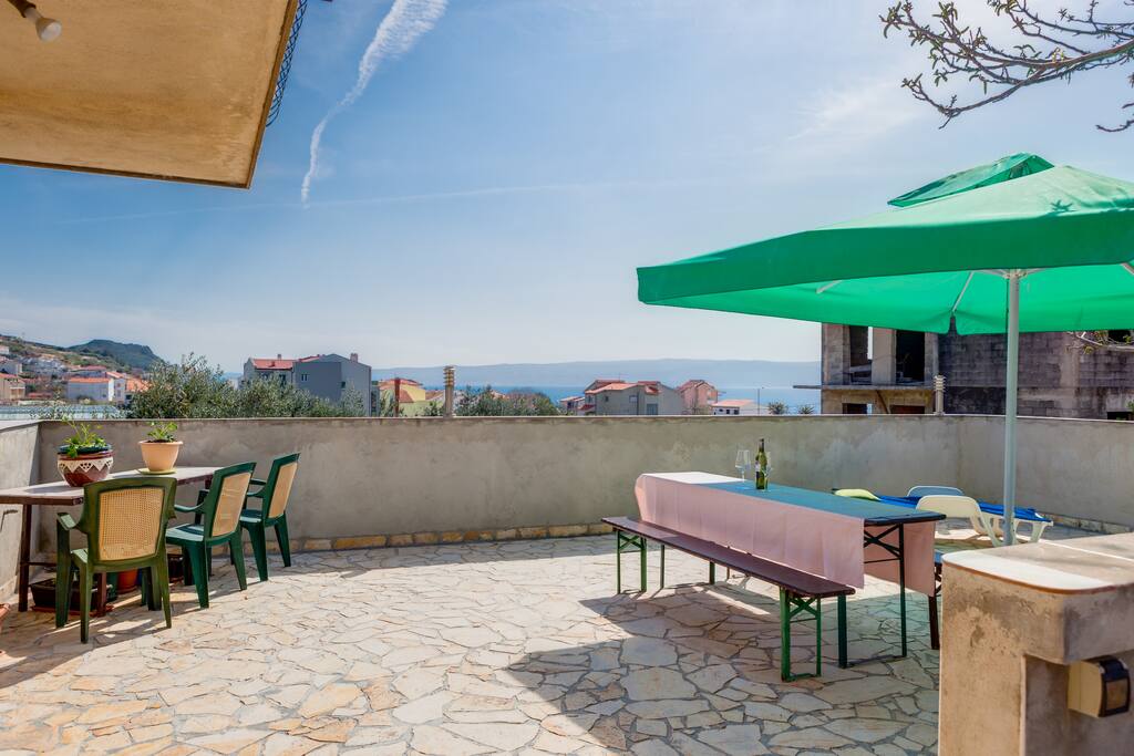 Sun deck at daytime - party place at night time :)