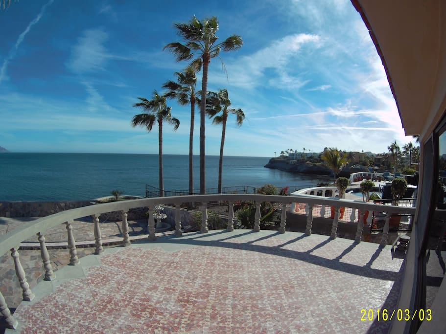 Balcony - Great place to watch sunrises and Sunsets as well as dolphins and boats.
