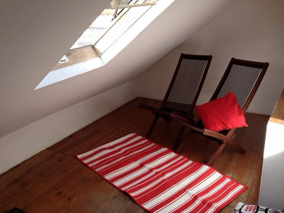 Chill out chairs in the bedroom