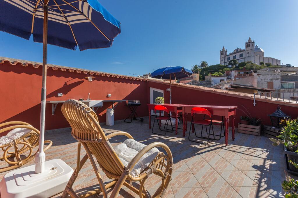 terrazza vista mare e basilica