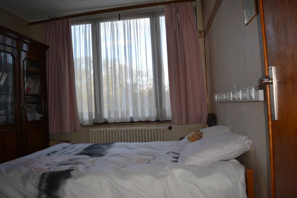 Chambre confortable à lit double