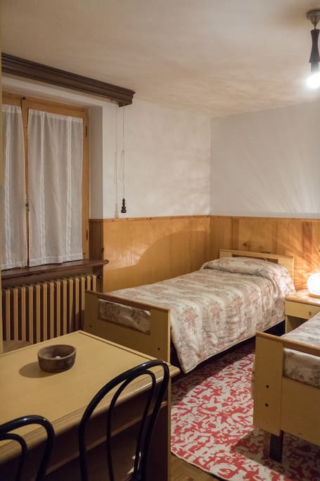 Master bedroom - two single beds