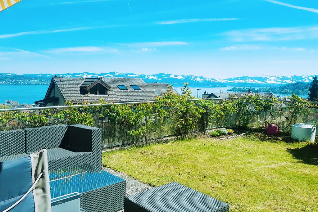 Lake view from the terrace