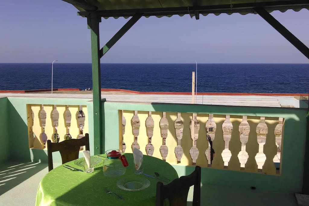 Taste a typical mojito or a refreshing natural juice enjoying the amazing view.