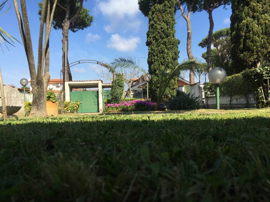 ampio giardino frontale