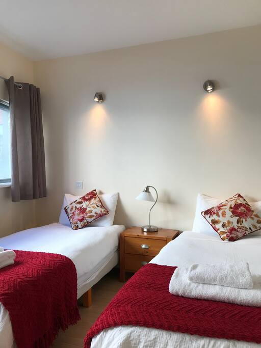 The twin room - a space dedicated for guests