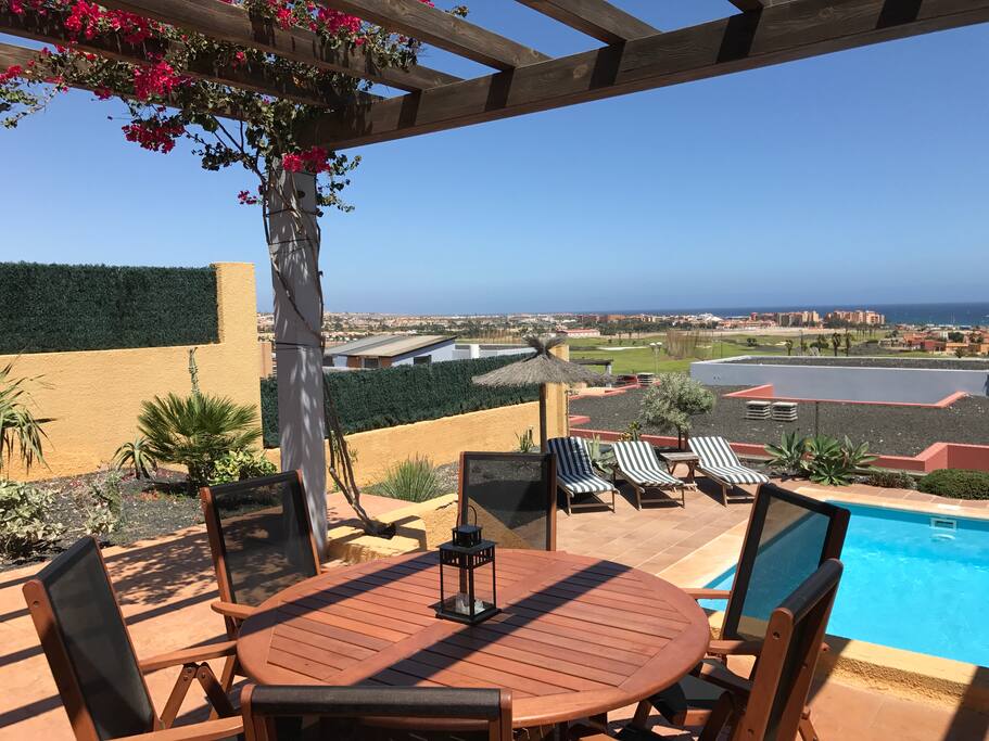 Outdoor seating area