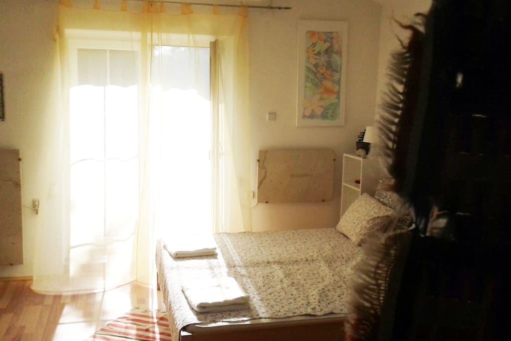 Here is when you let the early morning sun in.
