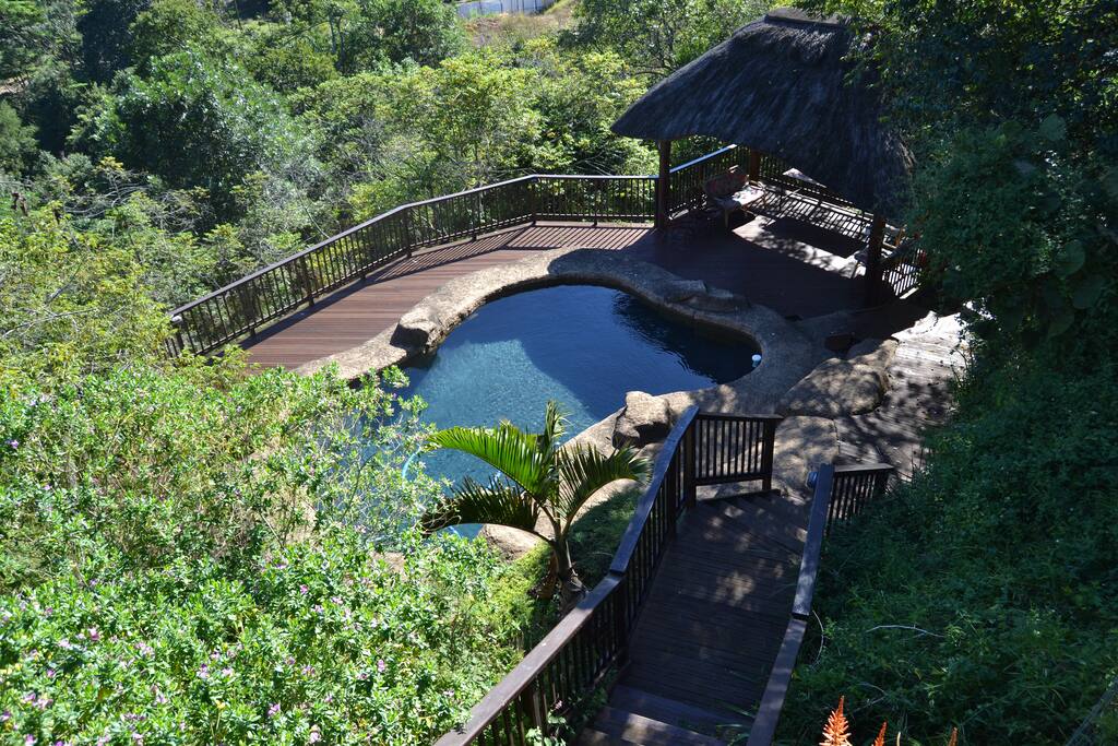 Pool view from upper deck