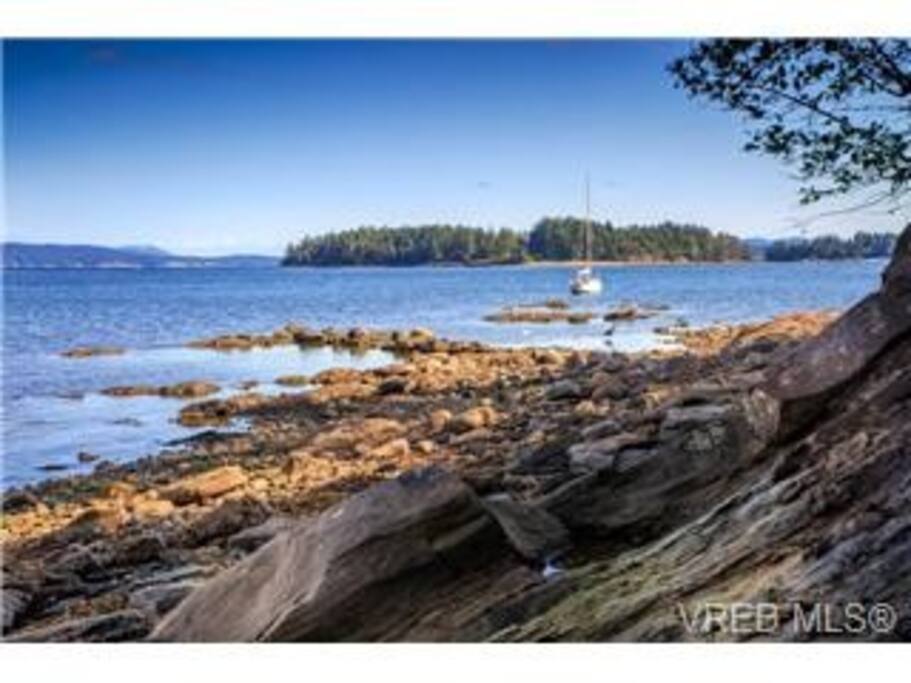 private beach