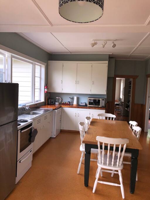 Well-equipped farmhouse style kitchen