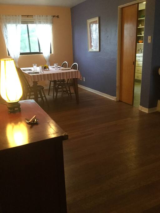 View of dining area from entrance