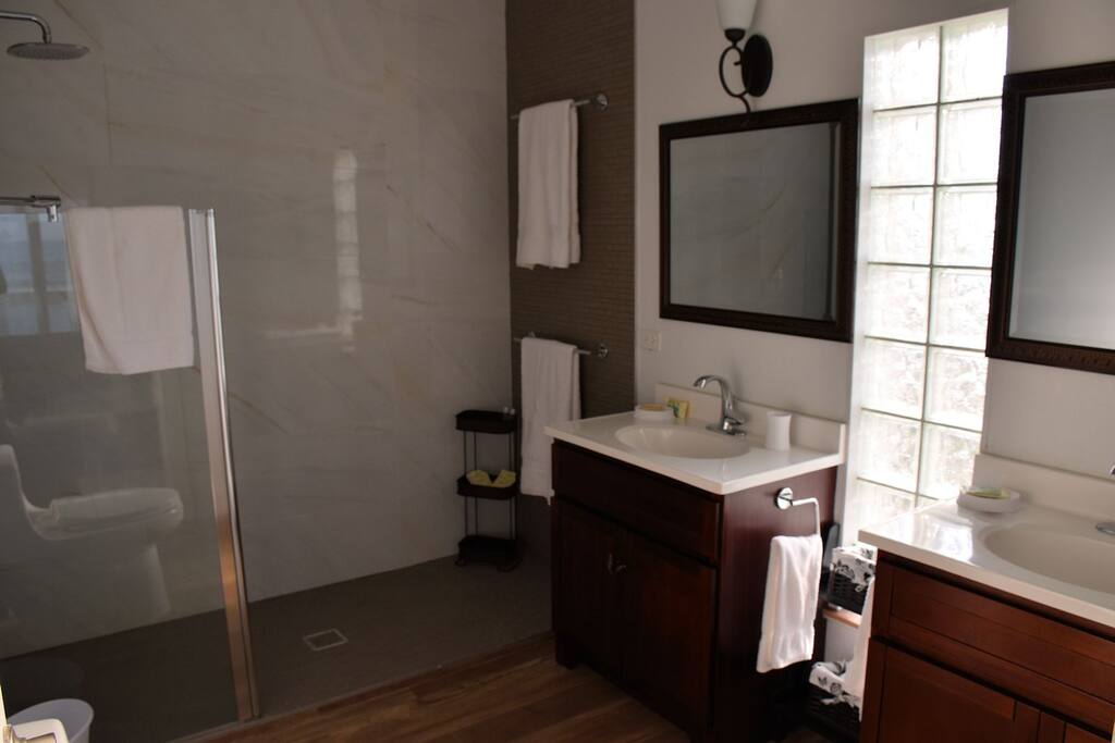 Swedish-style master bath