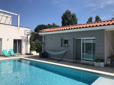 Studio with pool - air conditioning | Relaxation & Work