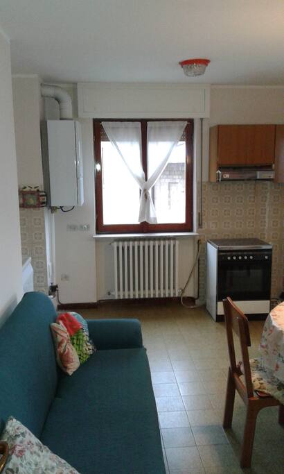 Kitchen + living room