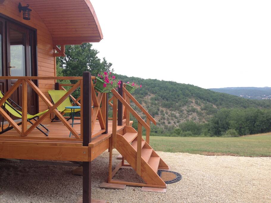 Terrasse et vue