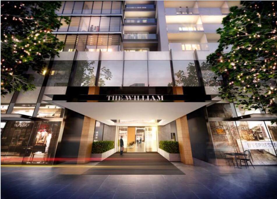 Entrance to my building. Photo copyright: Realestateview.com