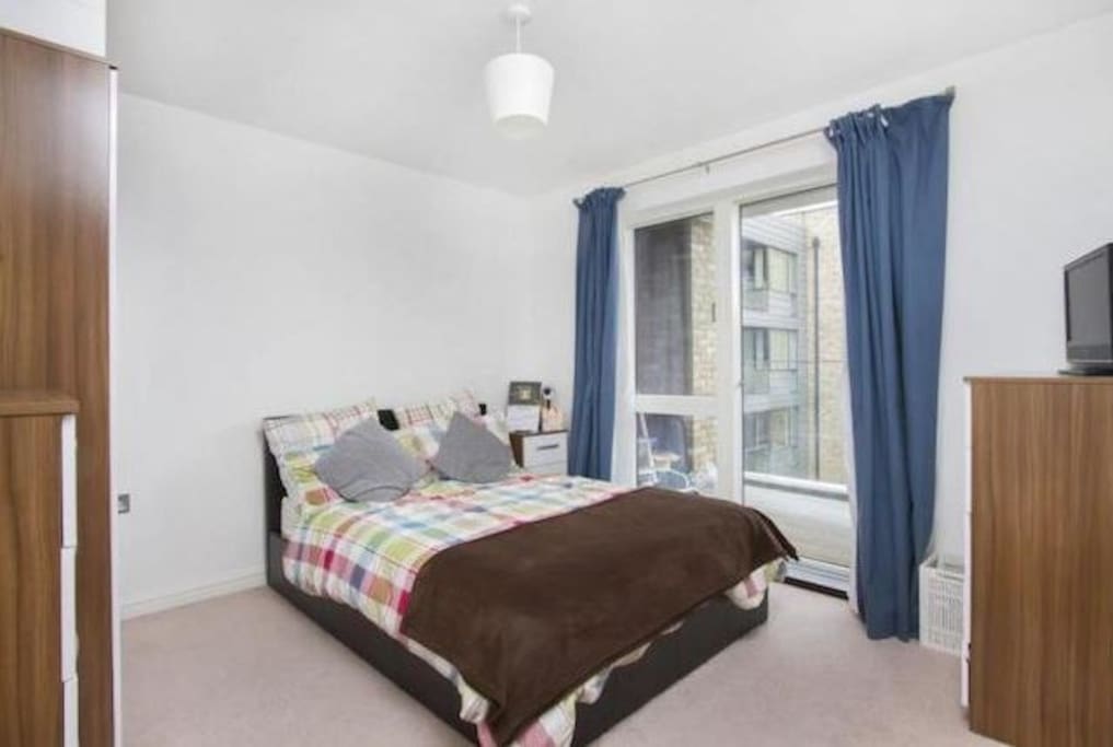 Bedroom 1 with balcony