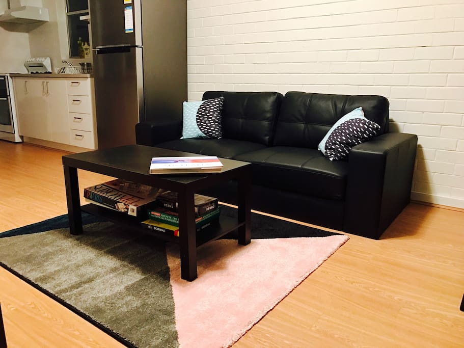 Living room with flat screen TV