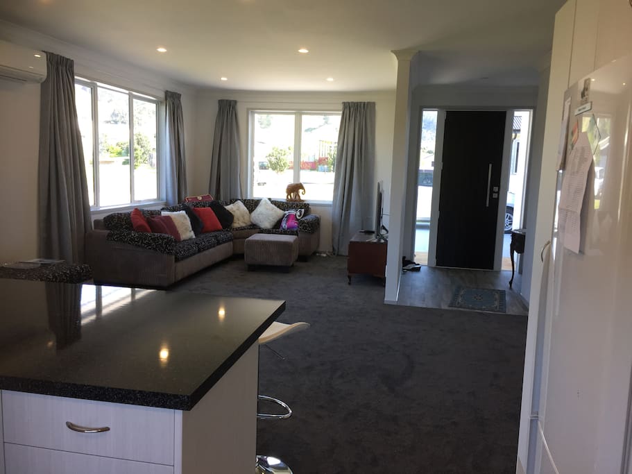 Living area with sofa & t v