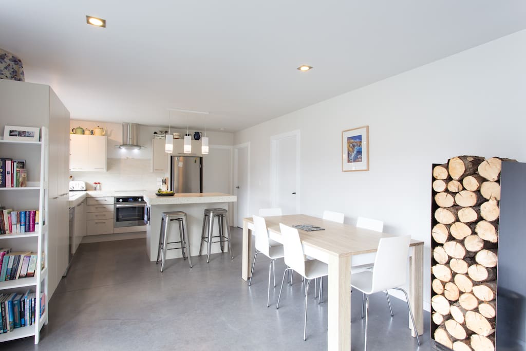 A large space to cook and enjoy the local fare