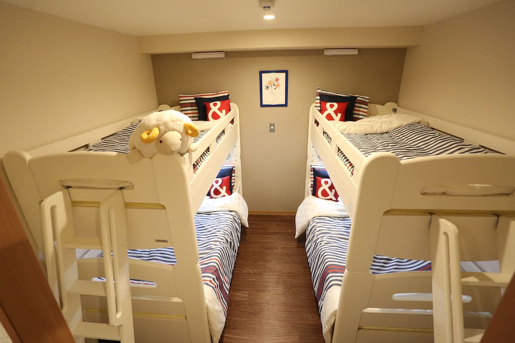 We’re providing Big size Bunk beds in the rooms