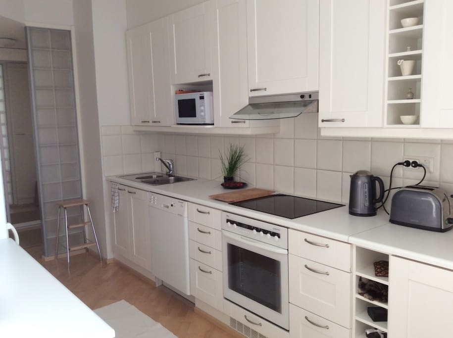 Full equipped kitchen.